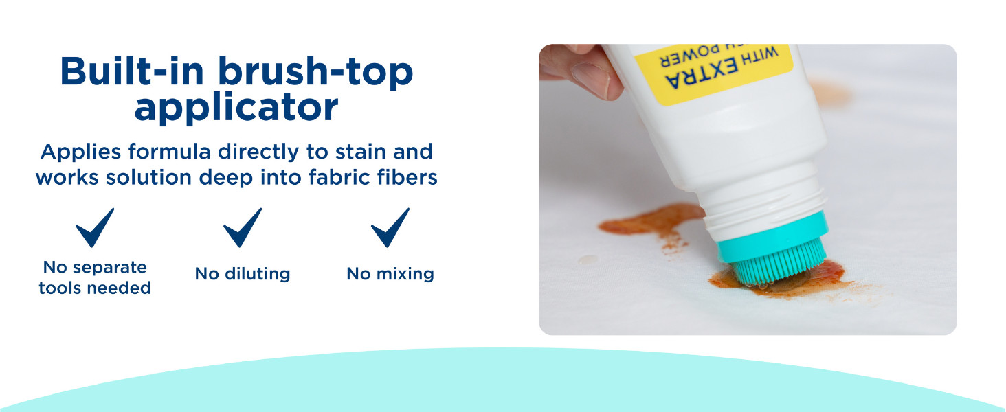 Laundry Stain Scrubber & Remover (8.4 Fl Oz), Extra-Strength Bio-Enzyme Formula,