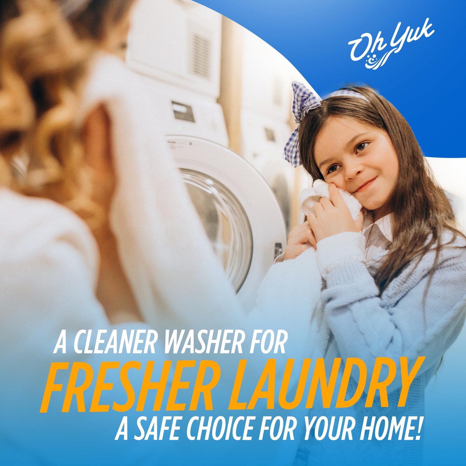 Oh Yuk Washing Machine Cleaner For All Washers 16 Fl Oz (Pack of 1), 34colors