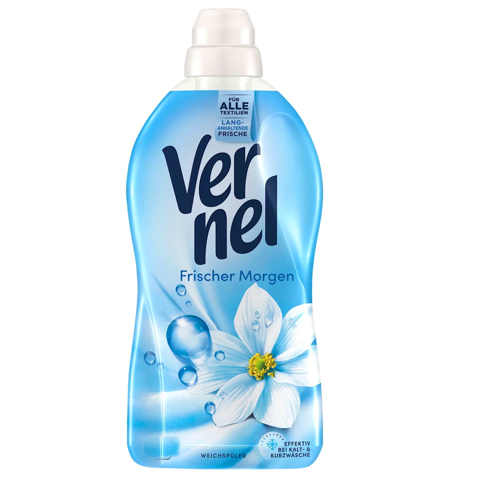 Vernel Fresh Morning Fabric Softener 3x 1,1L 50 Loads 24/7 Blue Liquid