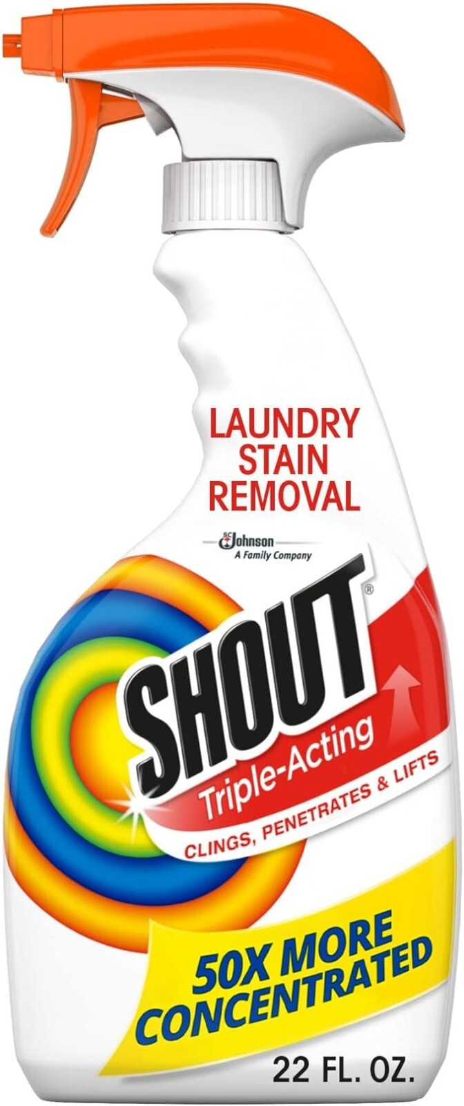 Shout No Scent Laundry Stain Remover 22 oz. Liquid