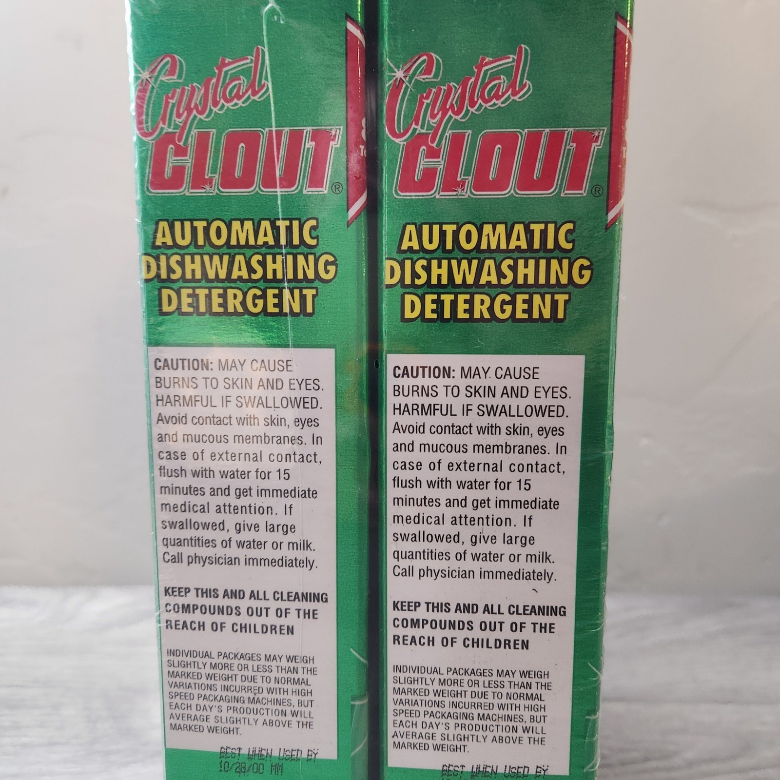 Kirkland Signature Discontinued XL 2 Pack Crystal Clout Dishwashing Lemon Scent