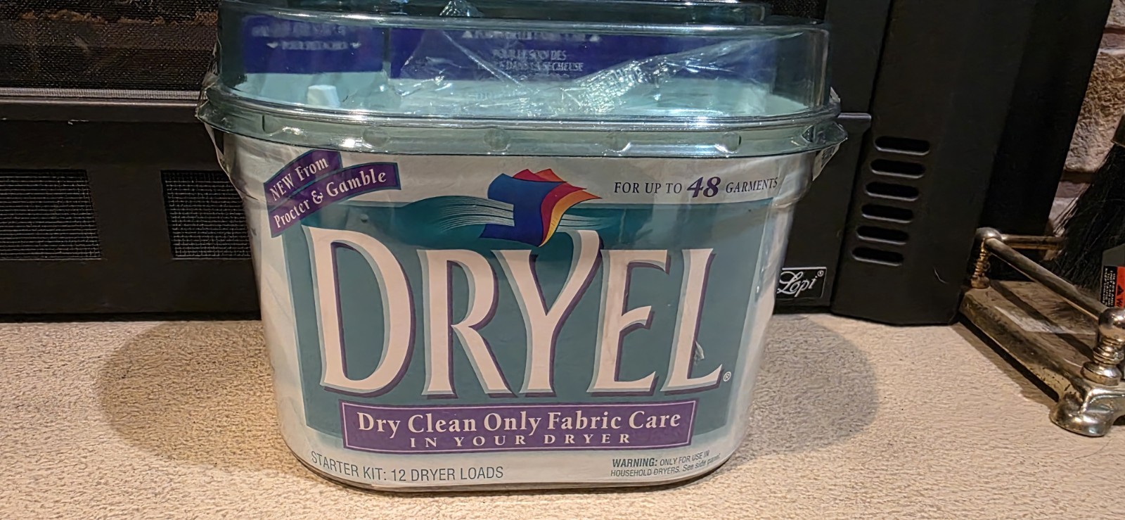 Dryel At-Home Dry Clean Only Fabric Care Kit Vintage 1997 “Missing Pieces”