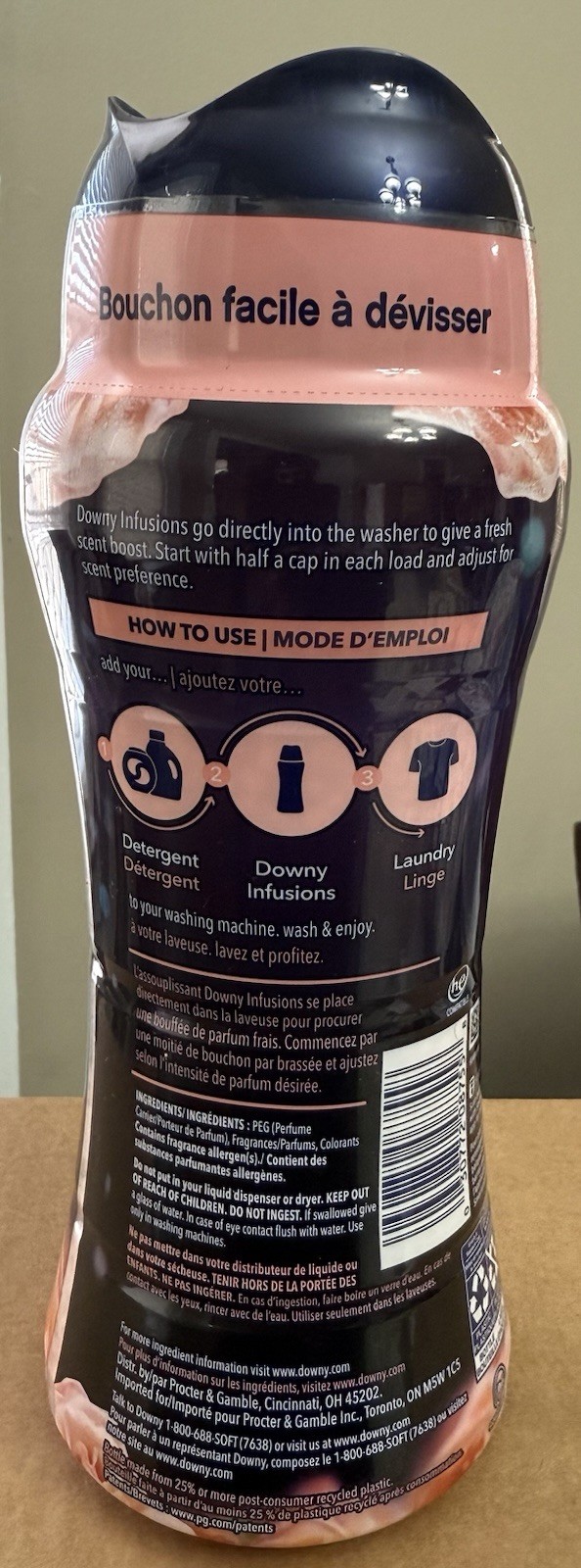 Downy Infusions Bliss Sparkling Amber & Rose In Wash Scent Booster 13.4oz