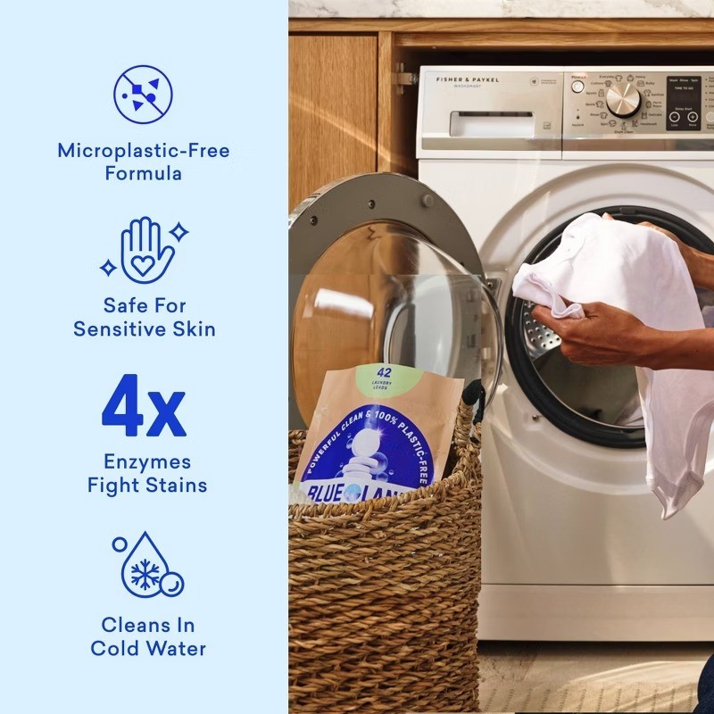 Blueland Fresh Dew HE Concentrated Laundry Detergent Tablets 40 Pacs – 8oz
