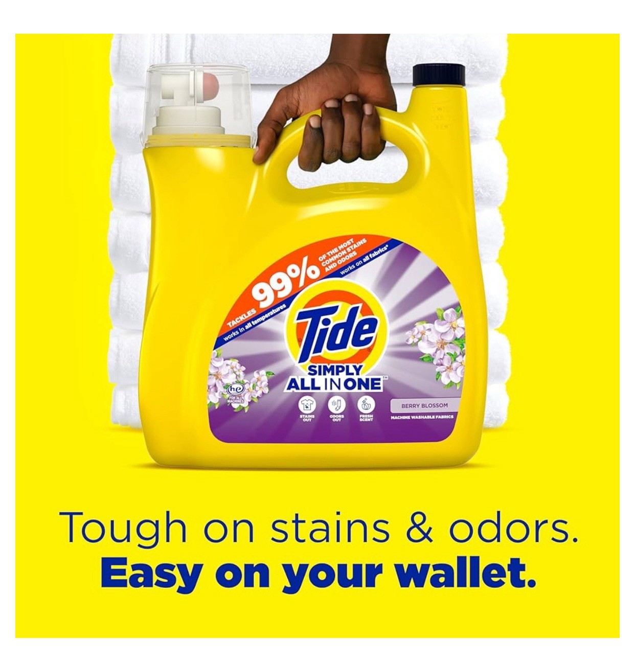 Tide Simply 🌸 All-In-One Liquid Laundry Detergent, 89 Loads, 117 fl oz