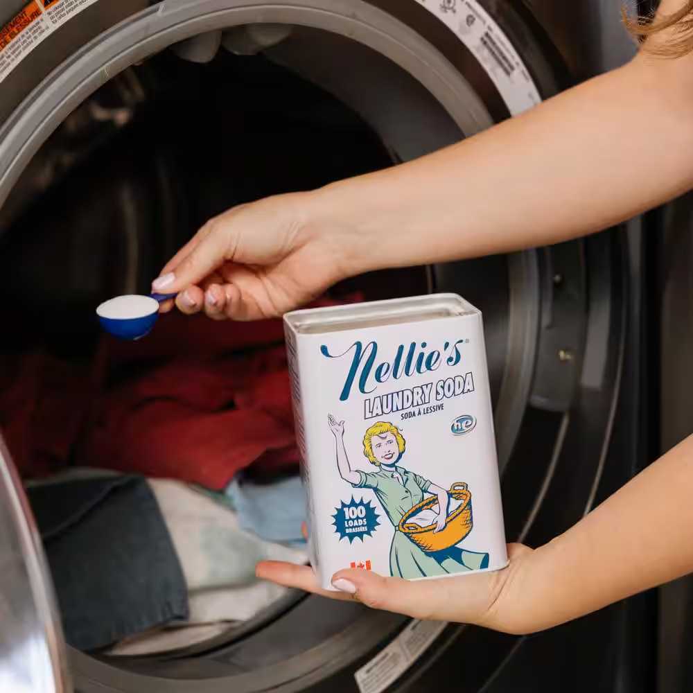 Nellie’s Laundry Soda – Concentrated Laundry Detergent Powder – 100 Loads