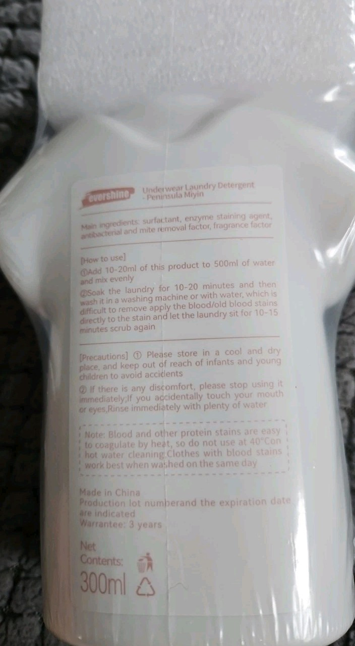 Lingerie Detergent Wash Evershine Sterilization Actibacterial Underwear 300 ml
