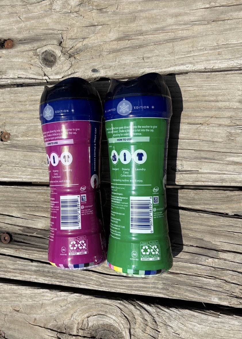 Downy cozy collection scent booster beads Snow berry & enchanted woods limited