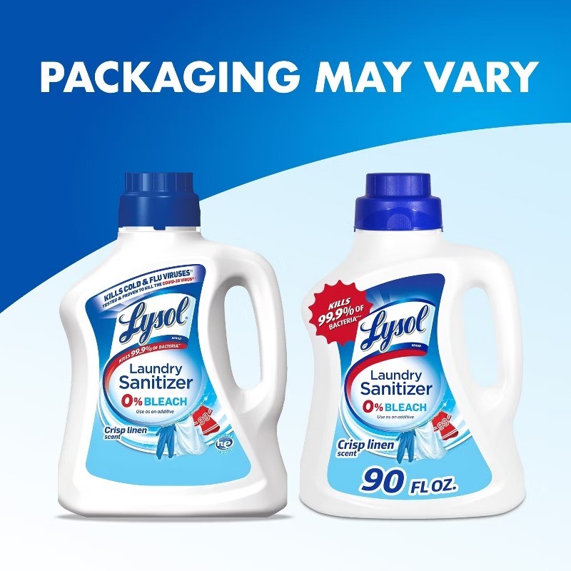 Laundry Sanitizer Crisp Linen Detergent Booster – 90oz