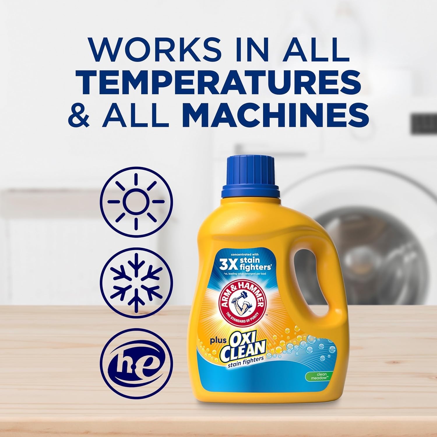 Powerful OxiClean Liquid Laundry Detergent – 100.5 fl oz, 77 Loads of Freshness