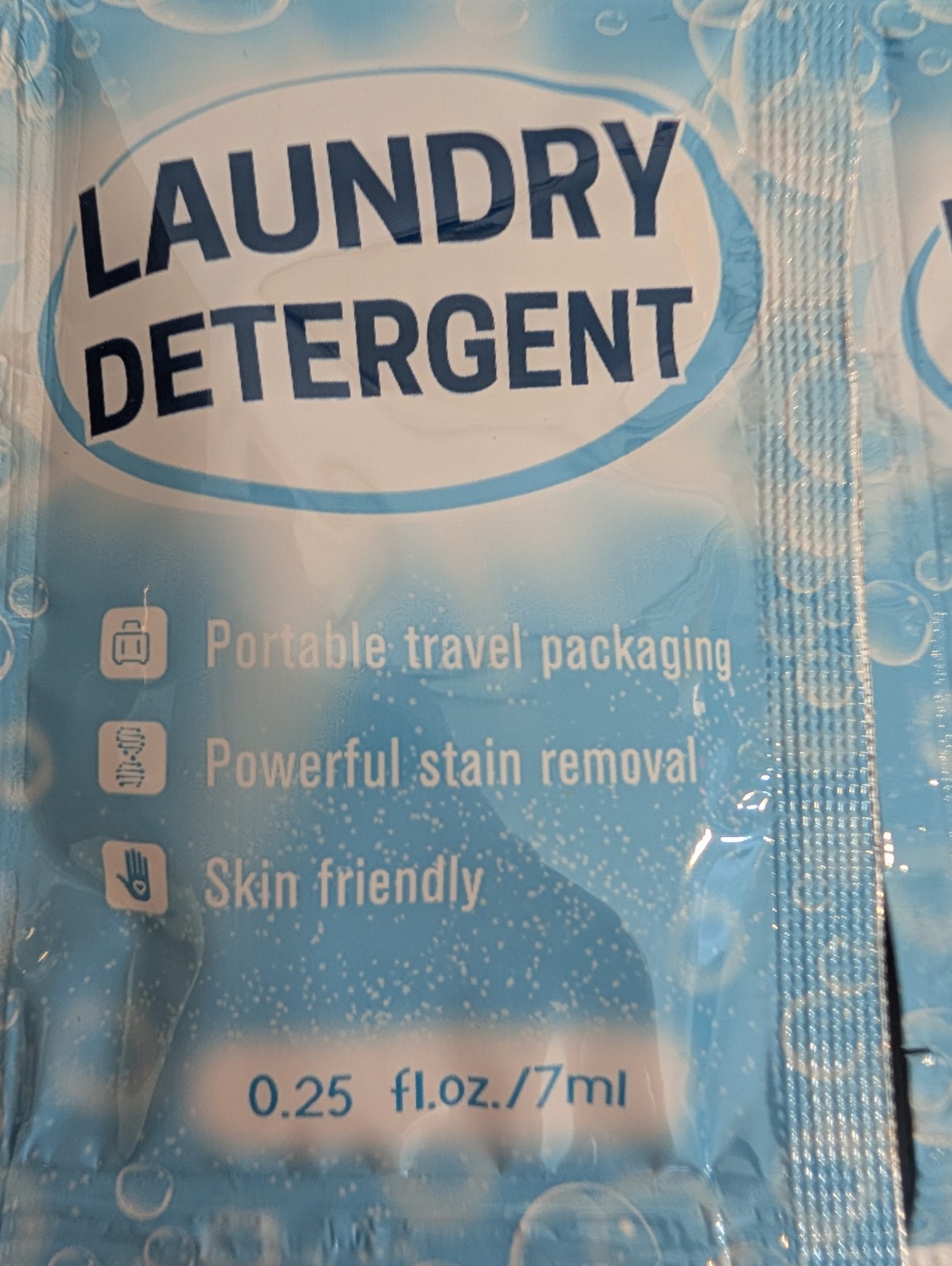 100 Pcs Individual Travel Laundry Detergent Bulk Travel Size Laundry Detergent