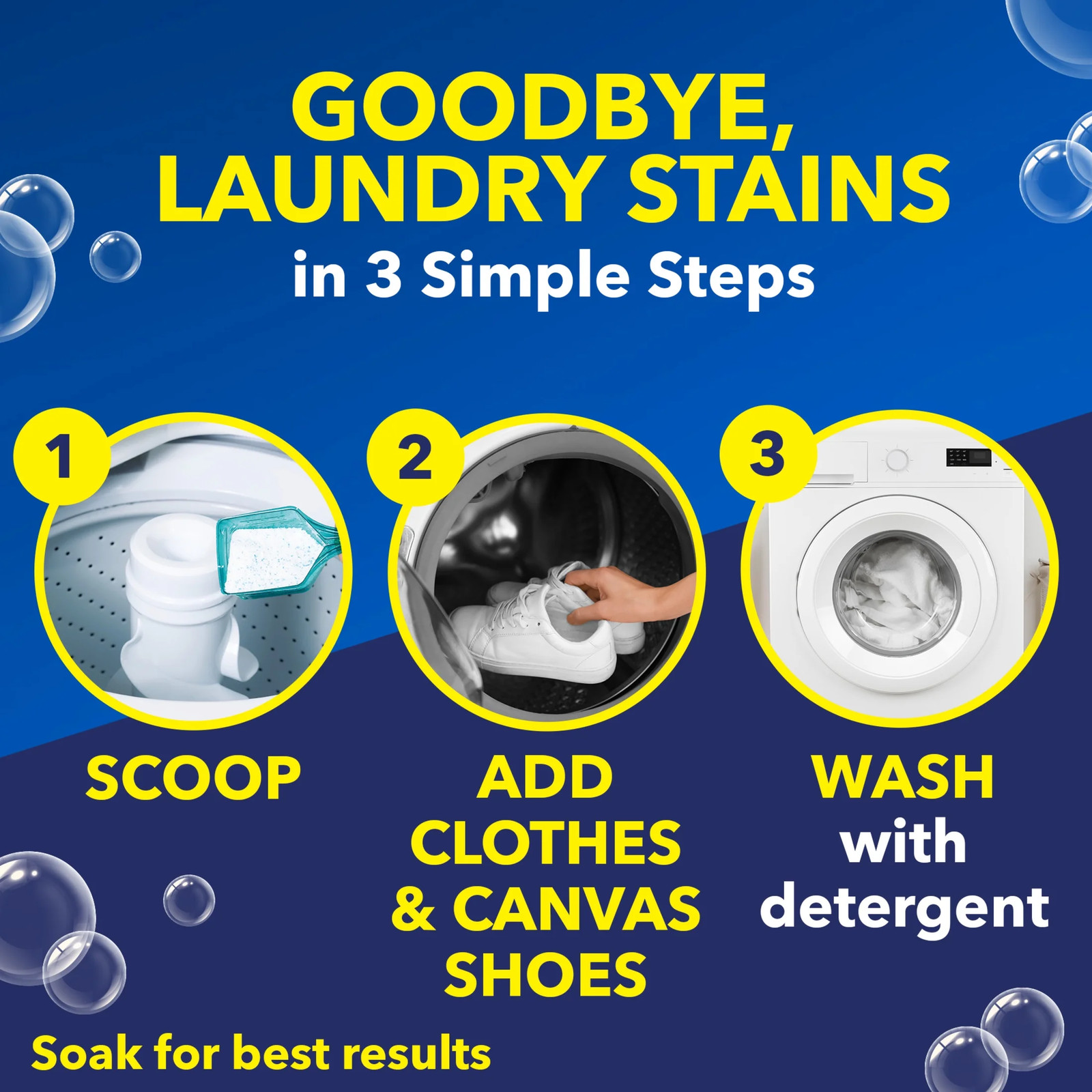 Versatile Home and Laundry Stain Remover Powder, 7.22 Lb