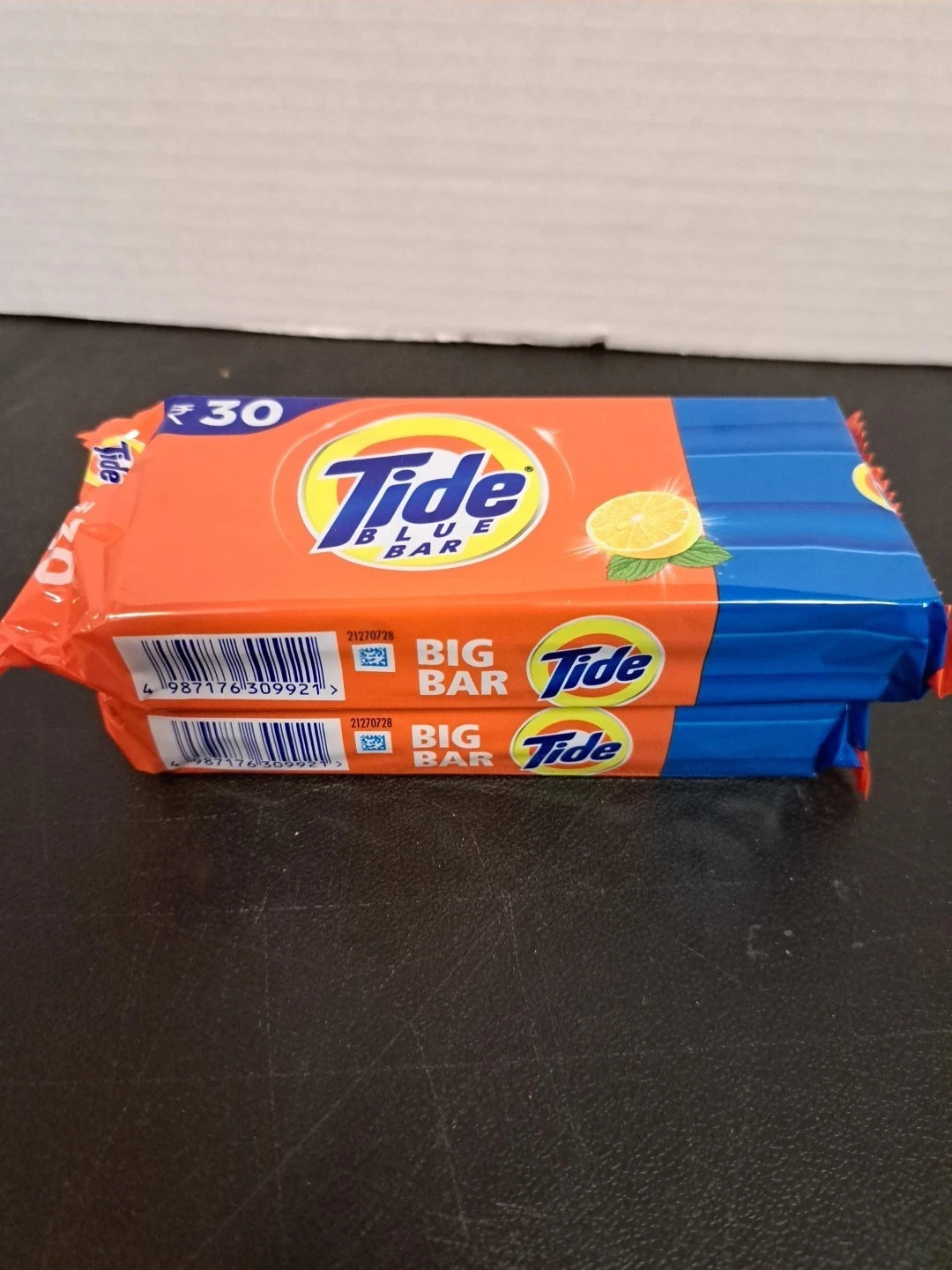 Tide Blue Laundry Bar Soap 250g 2-Pack | Heavy Duty Stain Remover