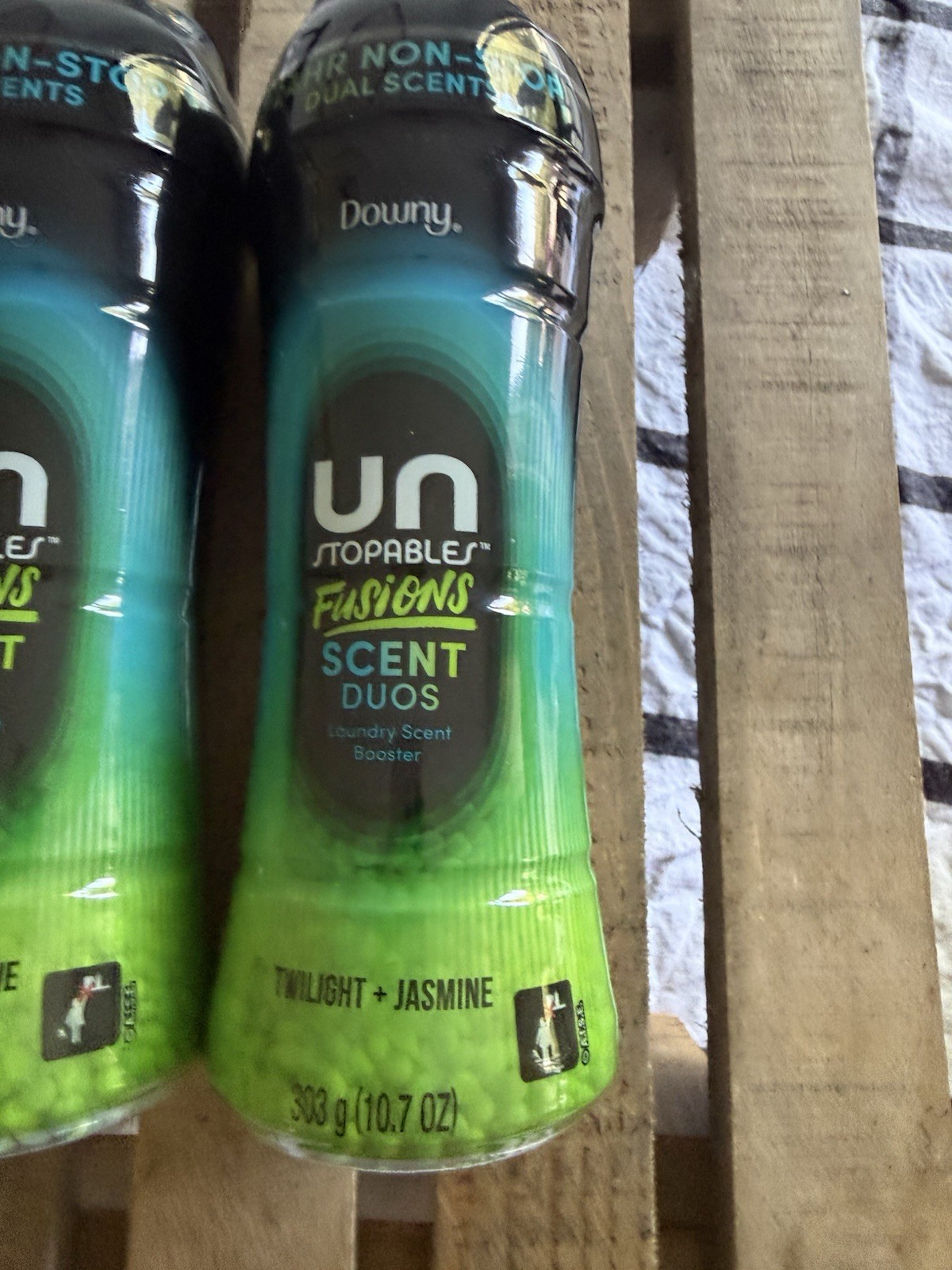 3-Downy Unstopables Fusions Twilight Jasmine Wash Scent Boosters 10.7 oz
