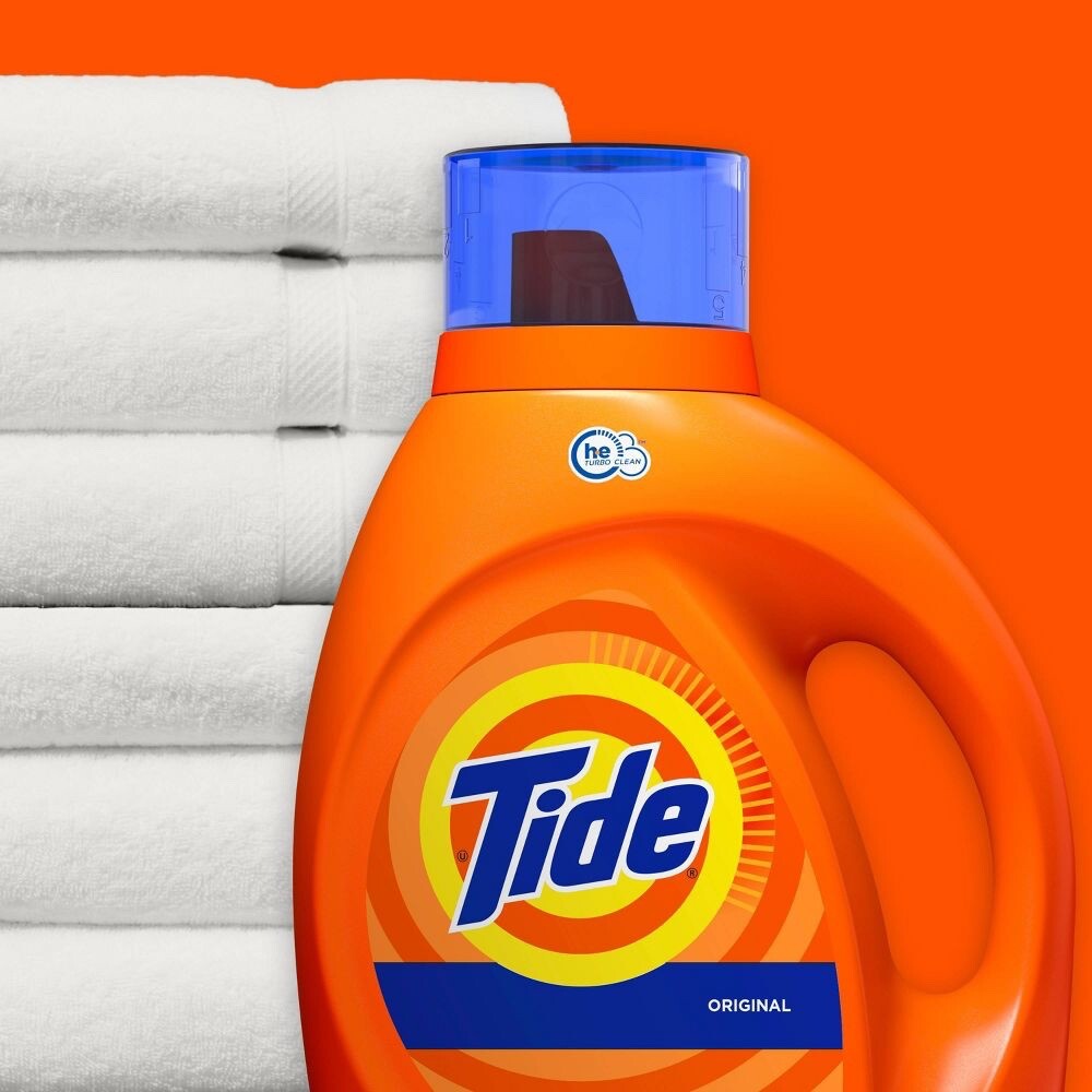 Tide Laundry Detergent Liquid Soap,High Efficiency (HE),Original Scent, 64 Loads