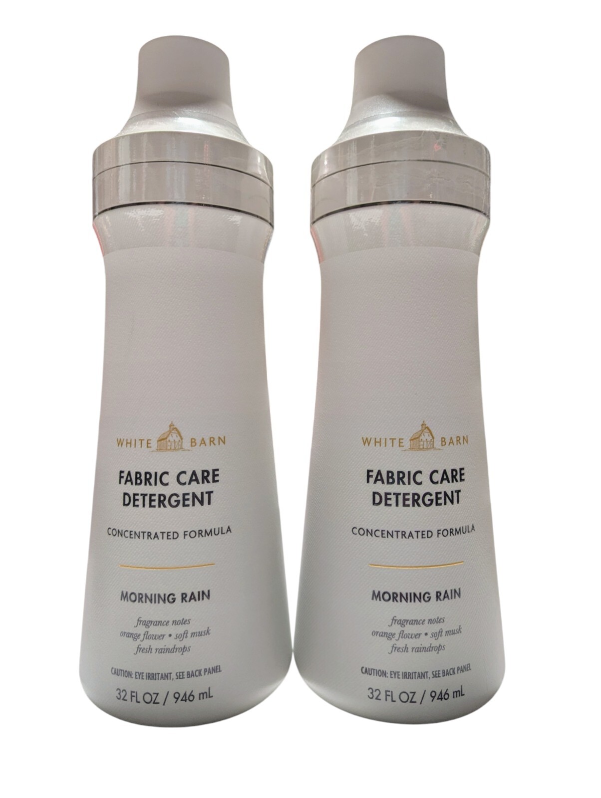 NEW 2 BATH & BODY WORKS MORNING RAIN FABRIC CARE DETERGENT 32 FL OZ WHITE BARN