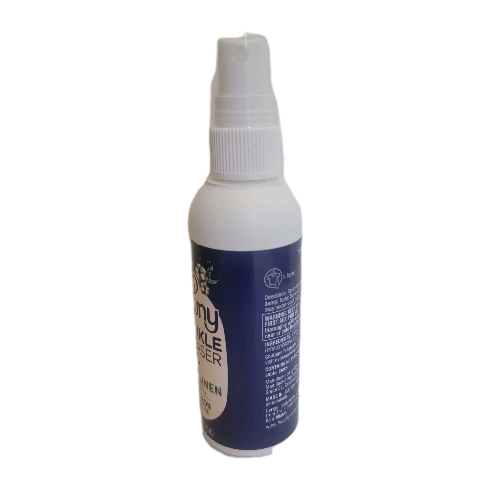 Downy Wrinkle Releaser Crisp Linen Fabric Spray 3 oz Travel Size TSA Approved