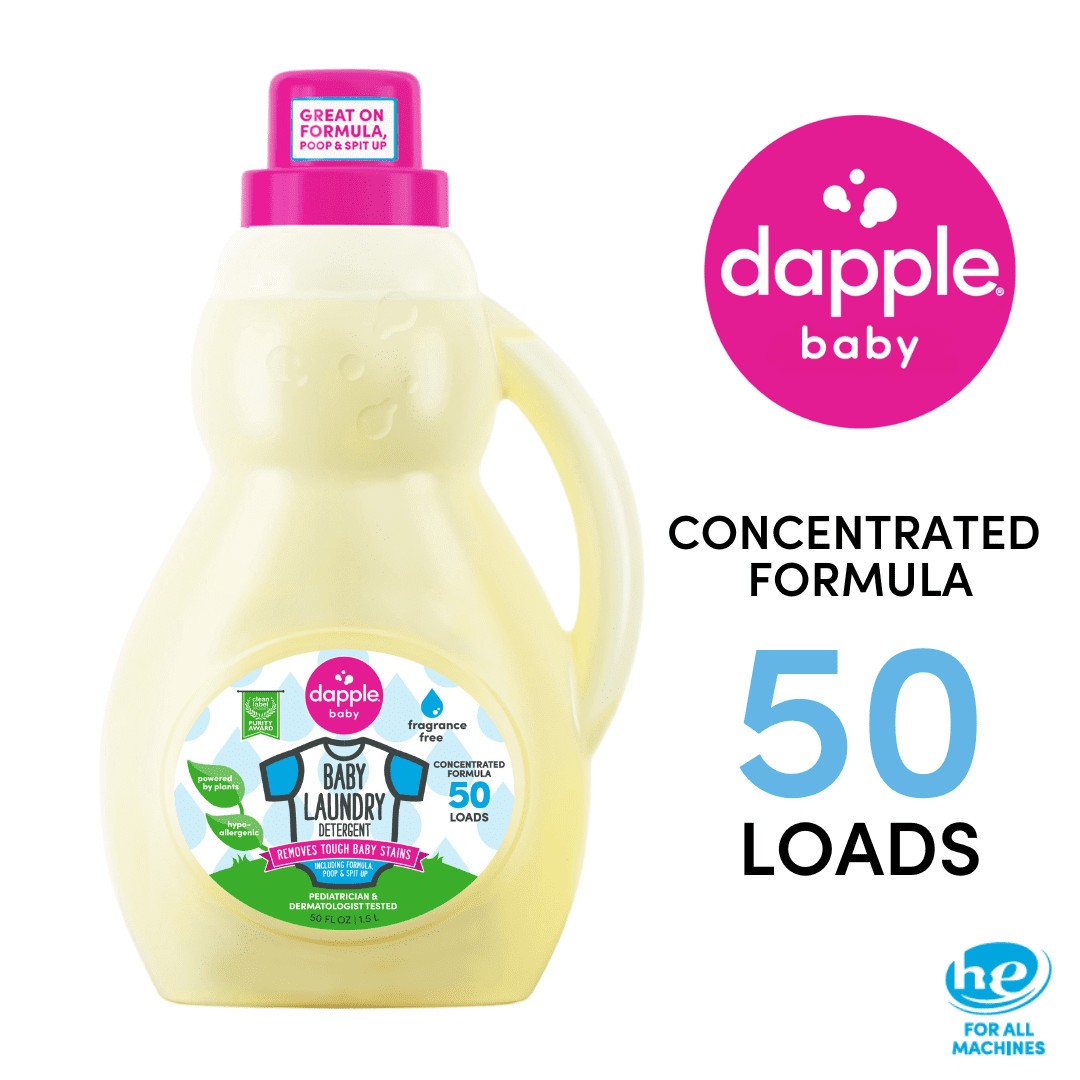 Laundry Detergent Fragrance-Free, 50 fl oz Bottle Baby-Friendly