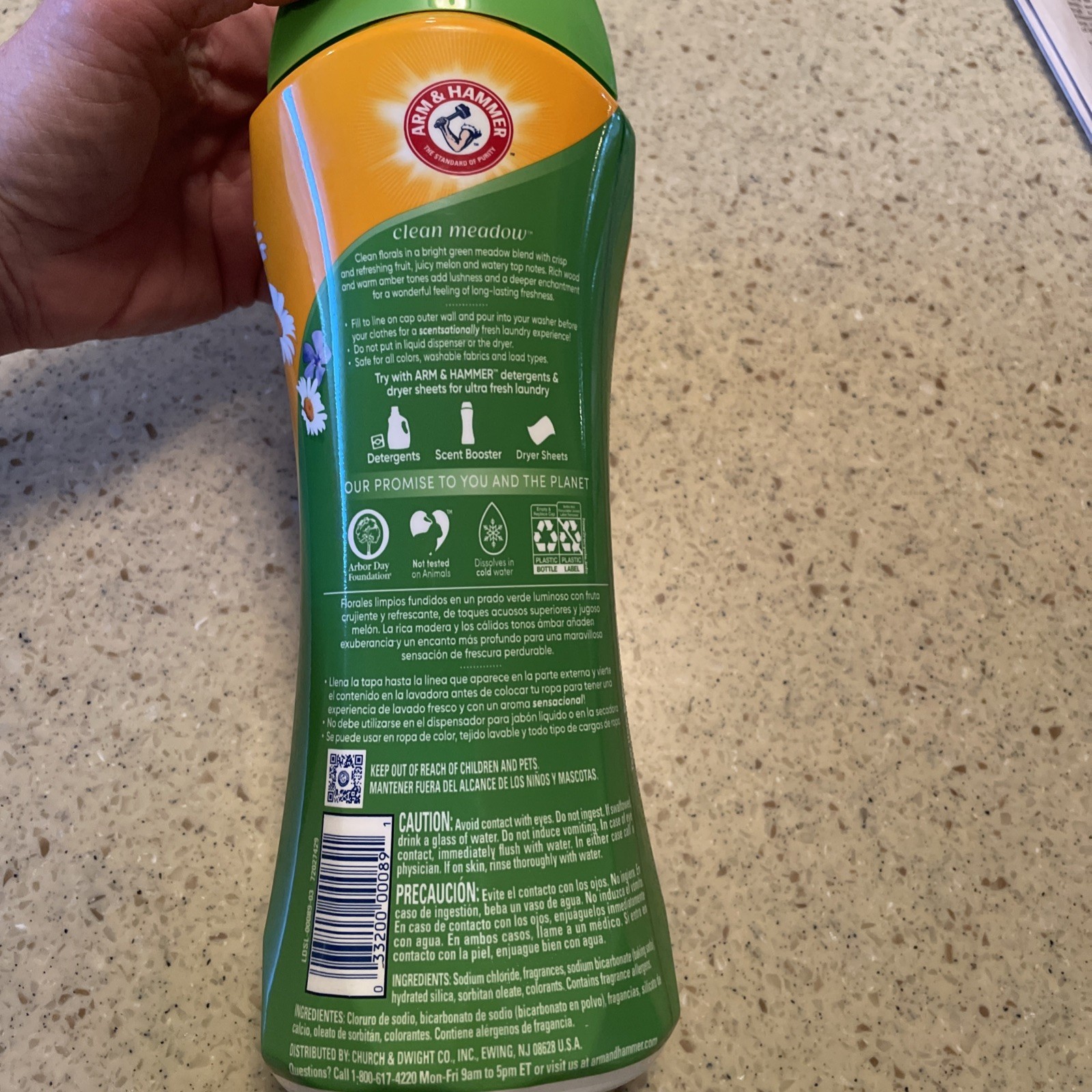 Arm & Hammer Clean Scentsations in-Wash Scent Booster Clean Meadow 24oz