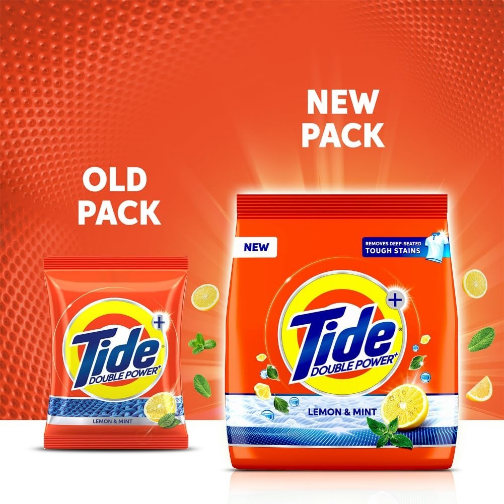 Tide Plus Detergent Washing Powder – 500g Lemon & Mint Fragrance