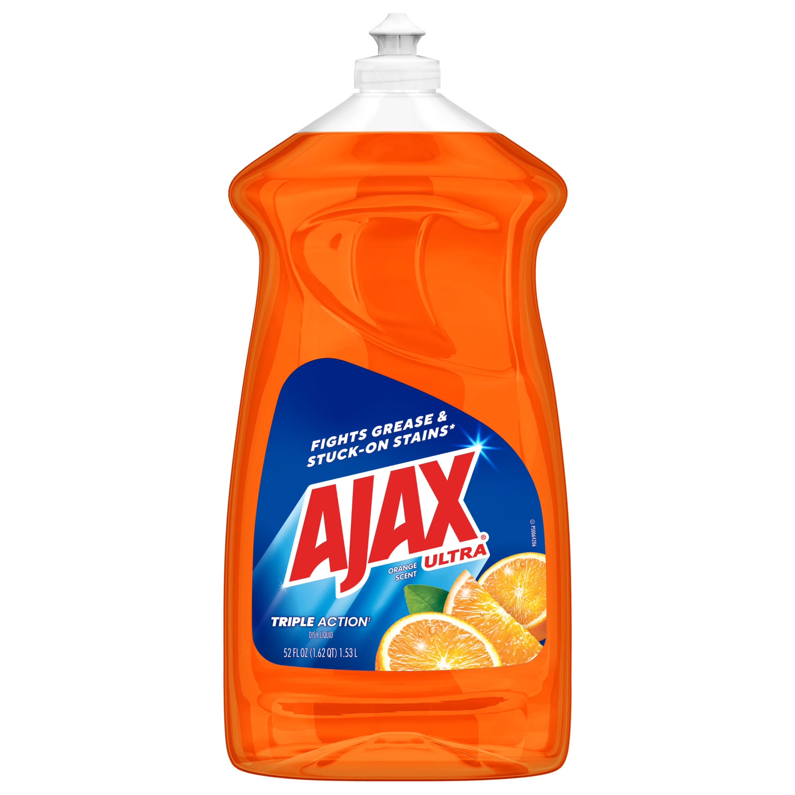 9 Pack Triple-Action Dishwashing Liquid, 52 Oz, Orange