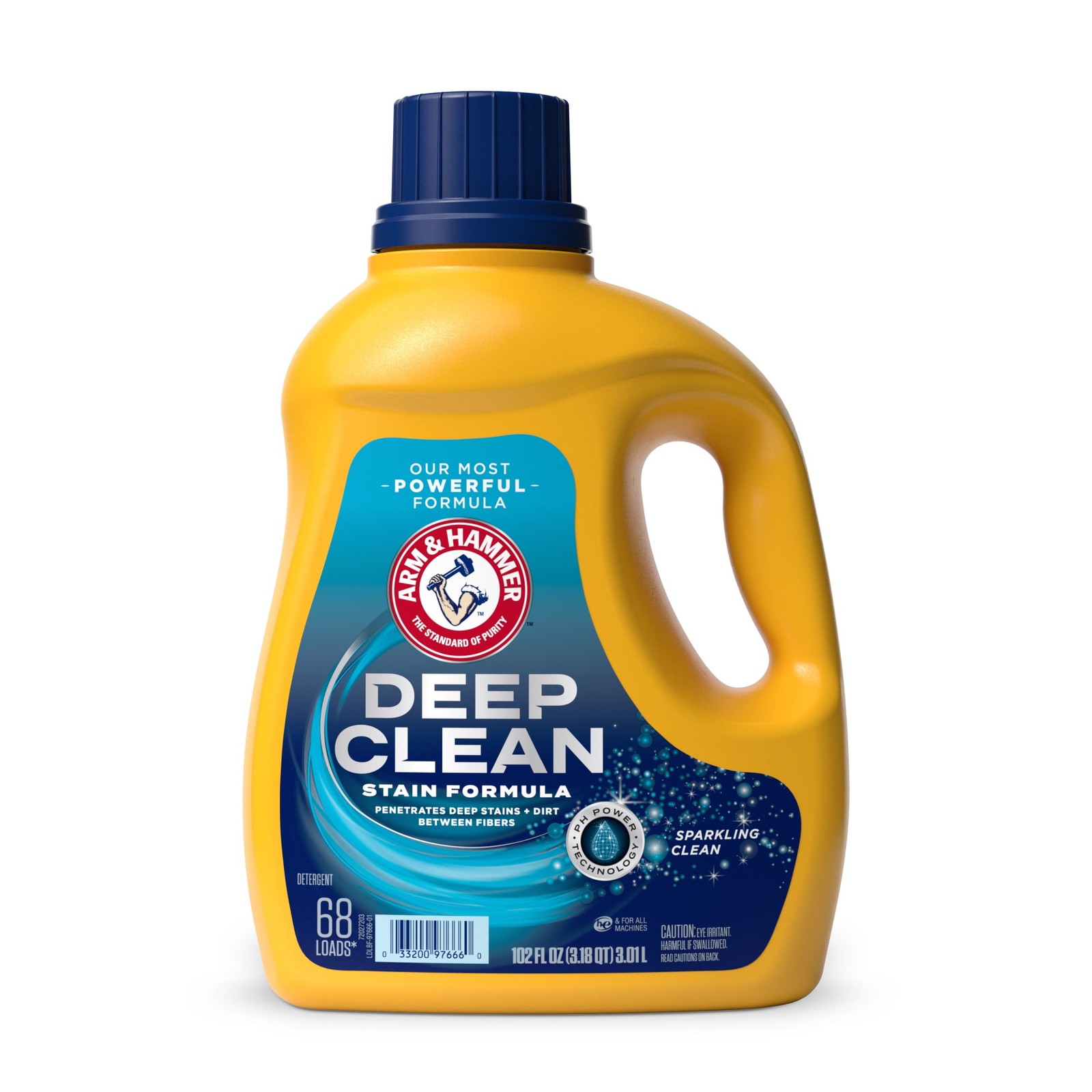 Oxi Laundry Detergent Deep Clean Max Force Sparkling Clean 102 fl oz 68 Loads