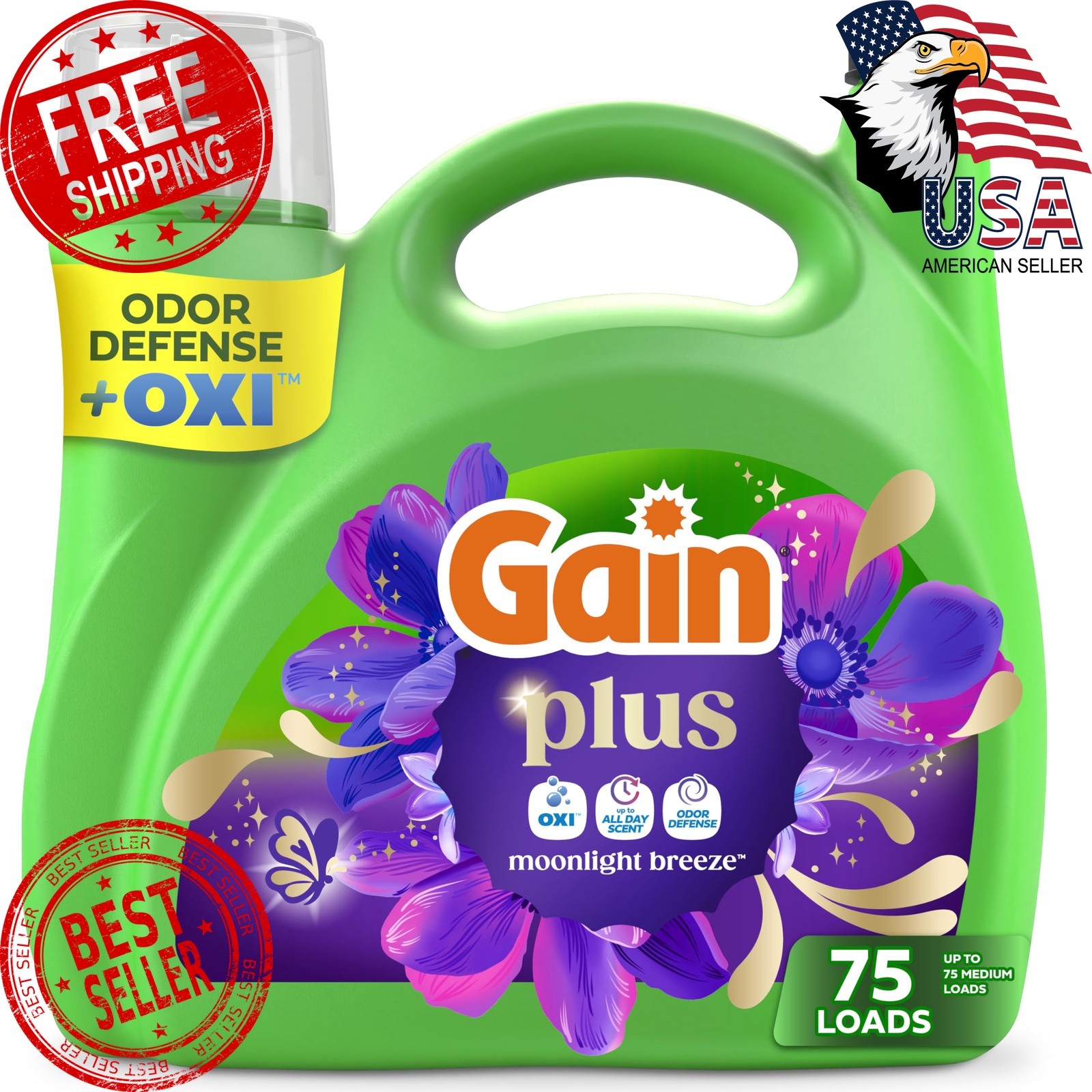 Gain Moonlight Breeze Laundry Detergent 99 fl oz