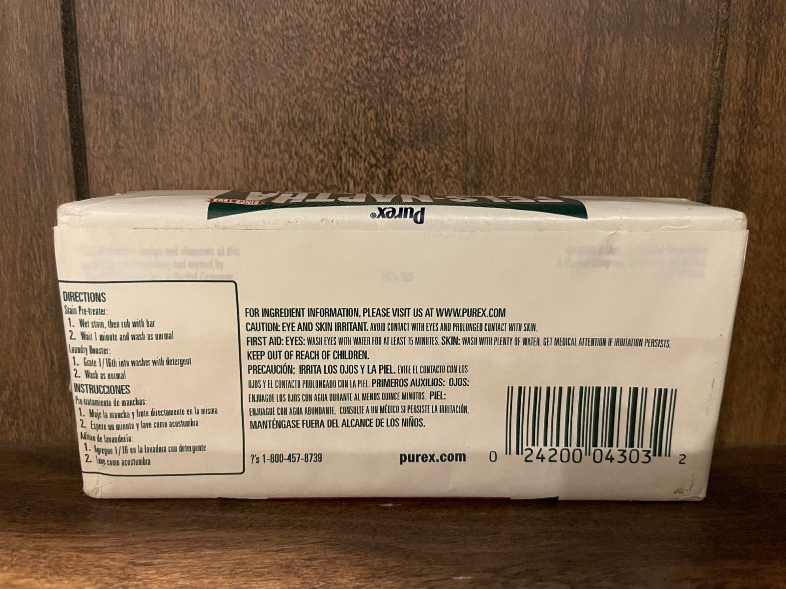 Purex Fels-Naptha Laundry Bar & Stain Remover (3 Pack)
