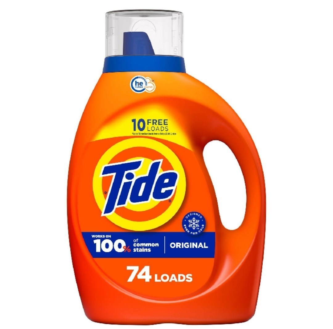 Tide Original Scent Liquid Soap Laundry Detergent Washing 74 Loads