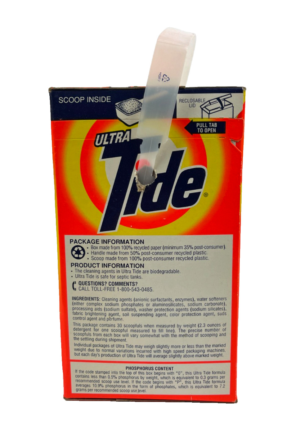 VTG Tide Ultra Powder Laundry Detergent 70 oz oz 30 loads 1992