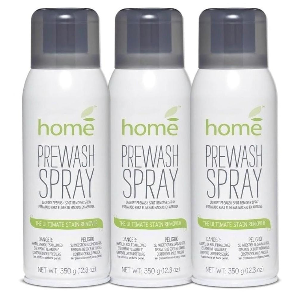 home Prewash Spray Fabric Stain Remover Laundry Spray 12.3 oz, 3 Pack