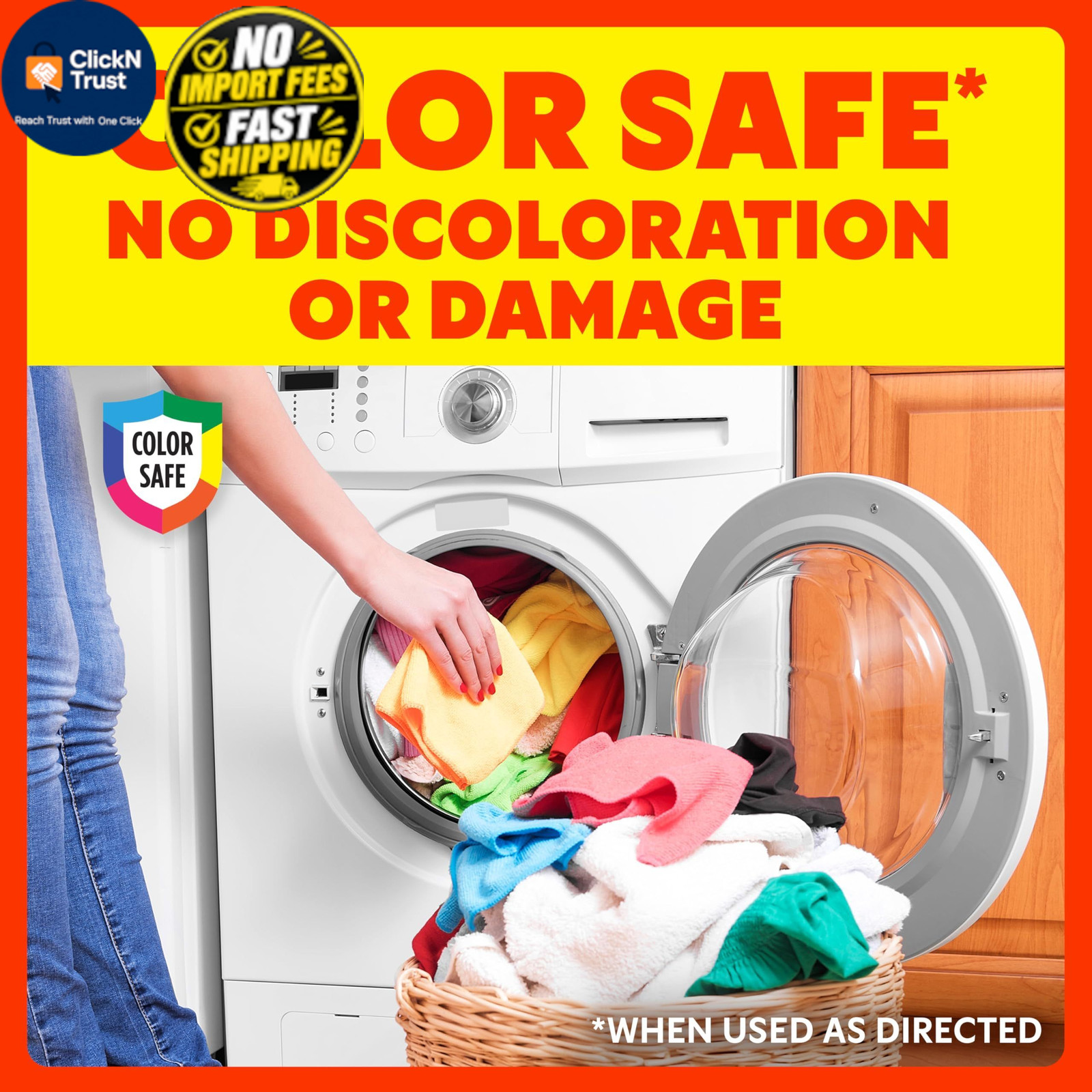 Shout In-Wash Every-Load Booster Laundry Stain 48 Ounce (Pack of 1), White