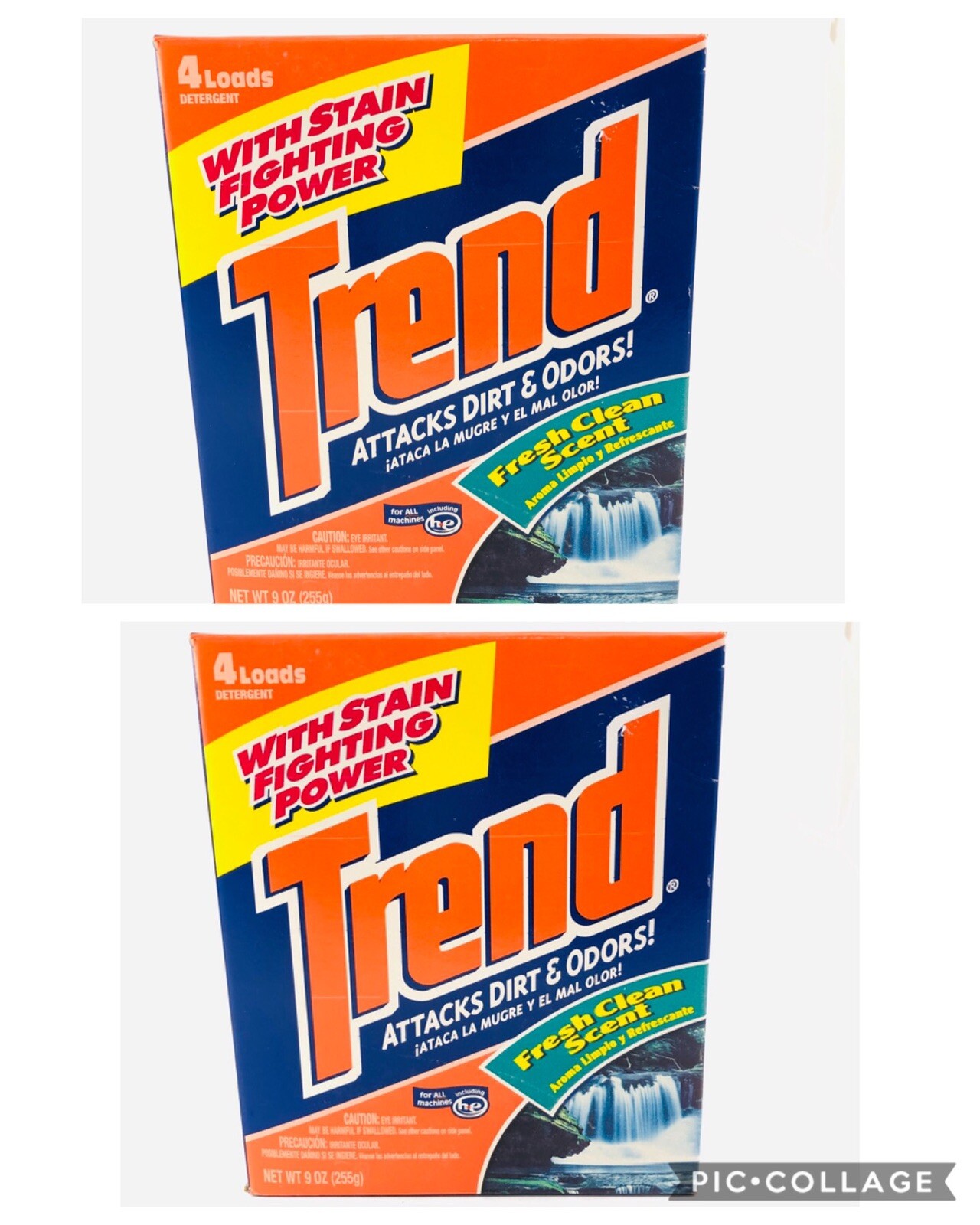 Lot Of 6! Trend Fresh Clean Sent Laundry Detergent 9 Oz. Each