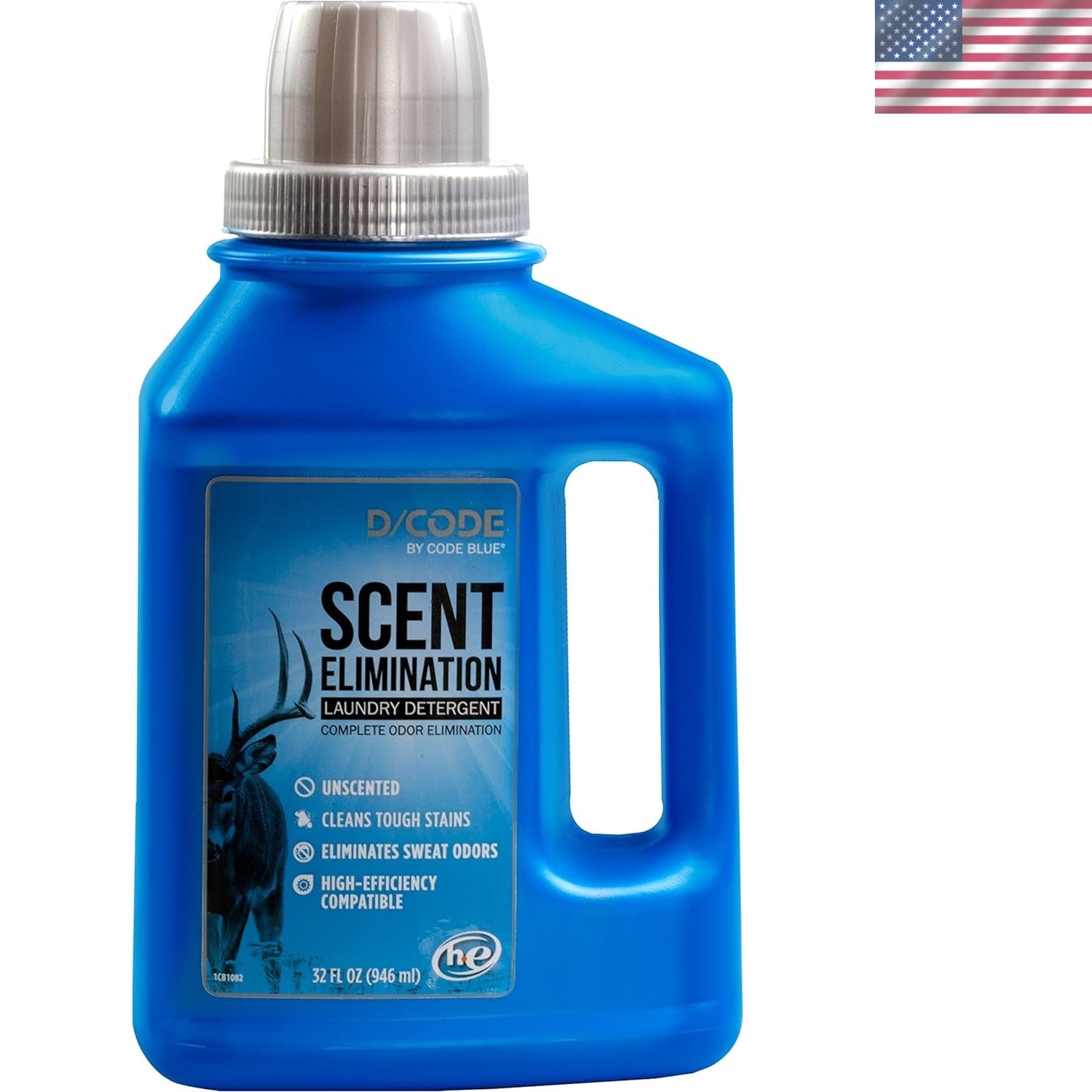 32oz Unscented Laundry Detergent – Deep-Cleaning & Scent Elimination for Hunters