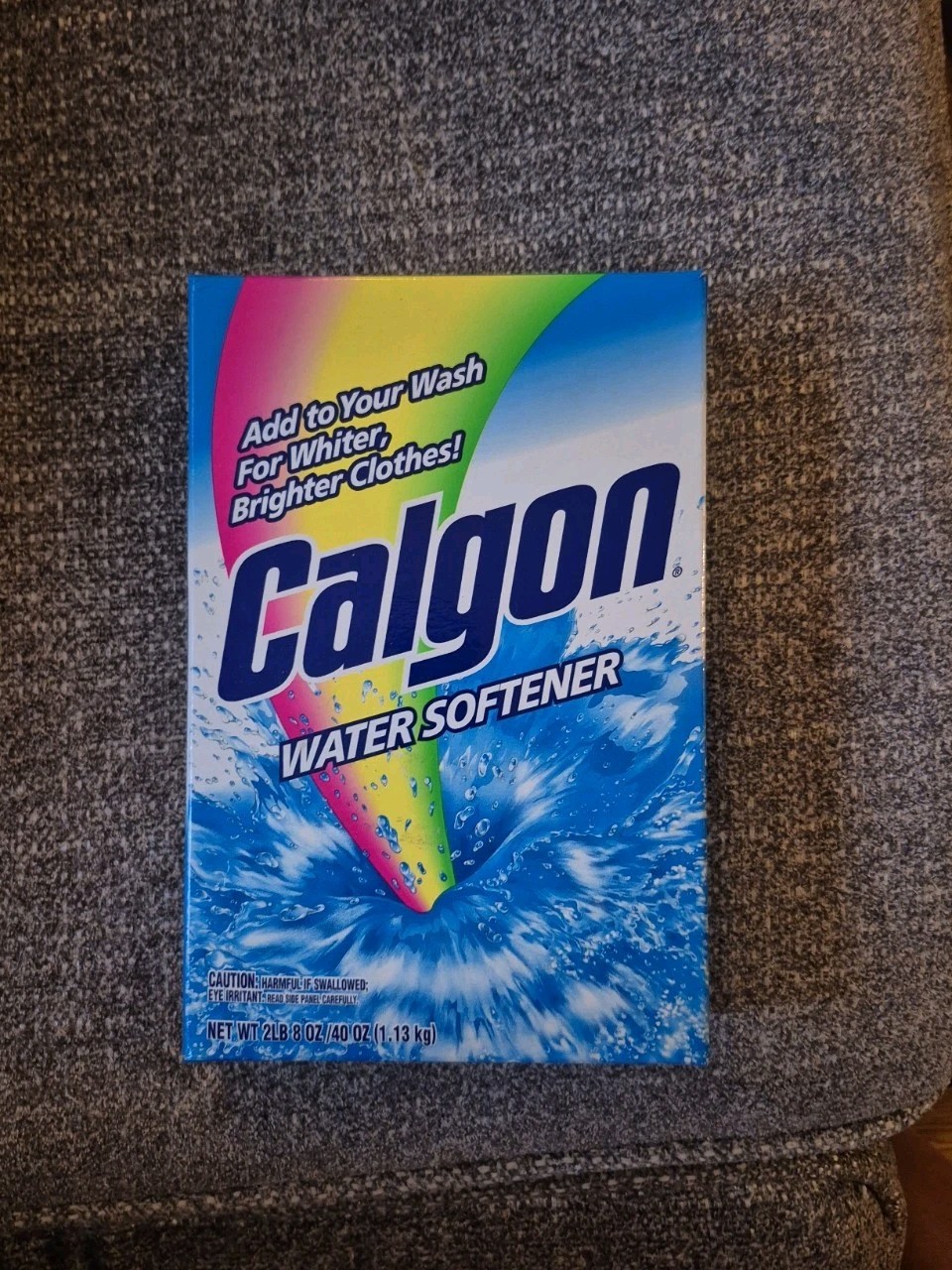 Calgon Water Softener Powder Box New 2 LB 12.5 OZ (40 OZ) Box Discontinued