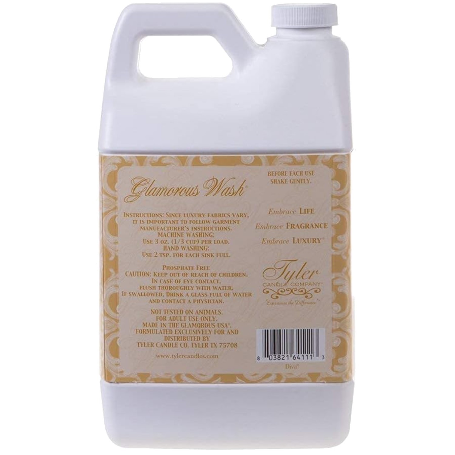Tyler Diva 64oz Laundry Detergent – Floral Scent