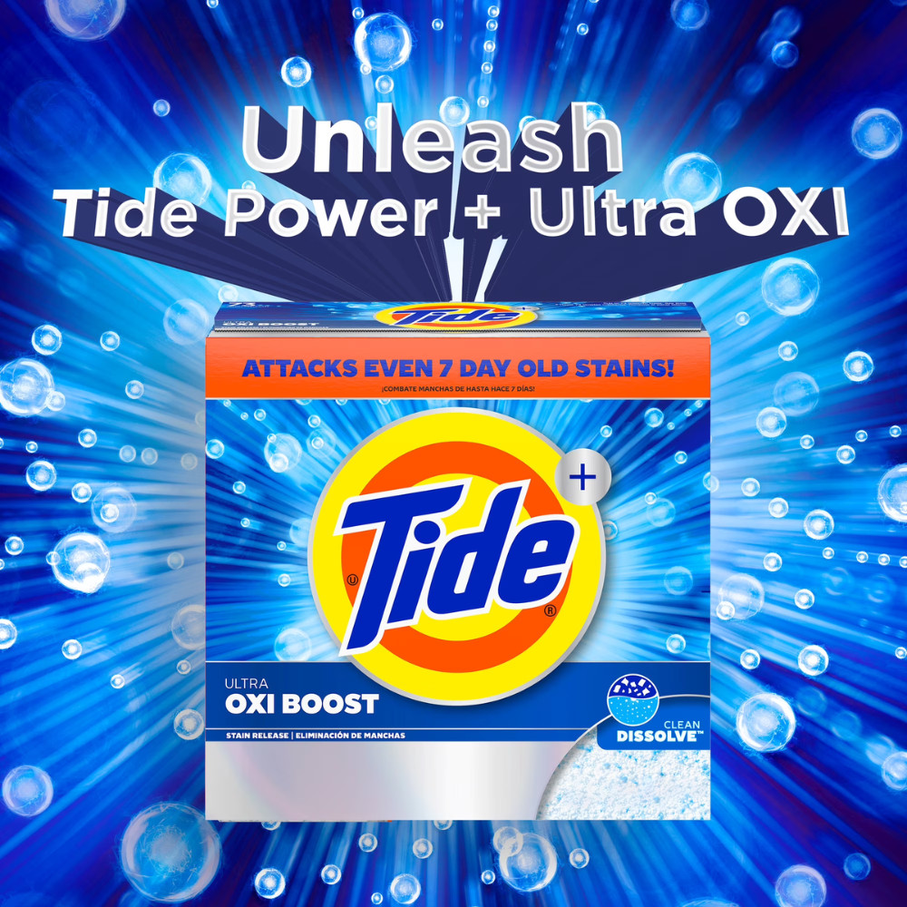 Tide Powder Laundry Detergent, Original Scent, 114 oz, 73 Loads, HE Compatible