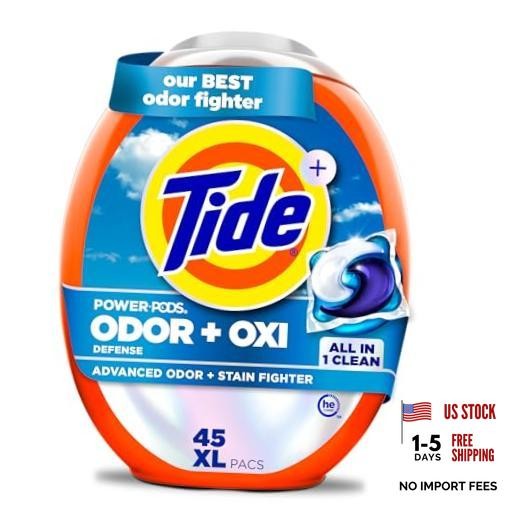 Odor Defense + Oxi Laundry Detergent Pacs Scent – 45 Count – Original