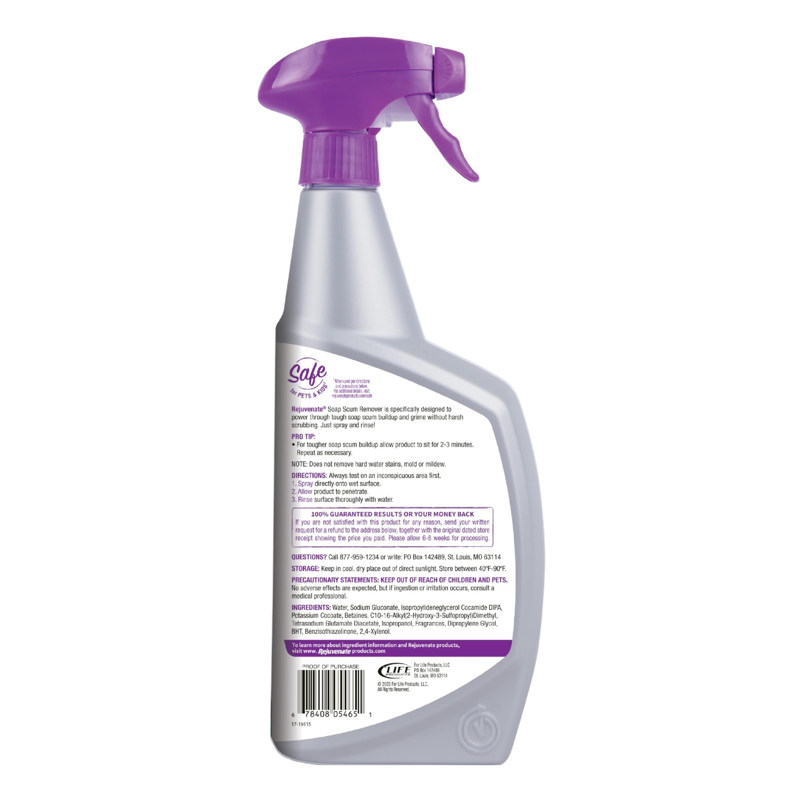 Rejuvenate Soap Scum Remover, 32 Ounces, Easily 32 Fl Oz (Pack of 1)