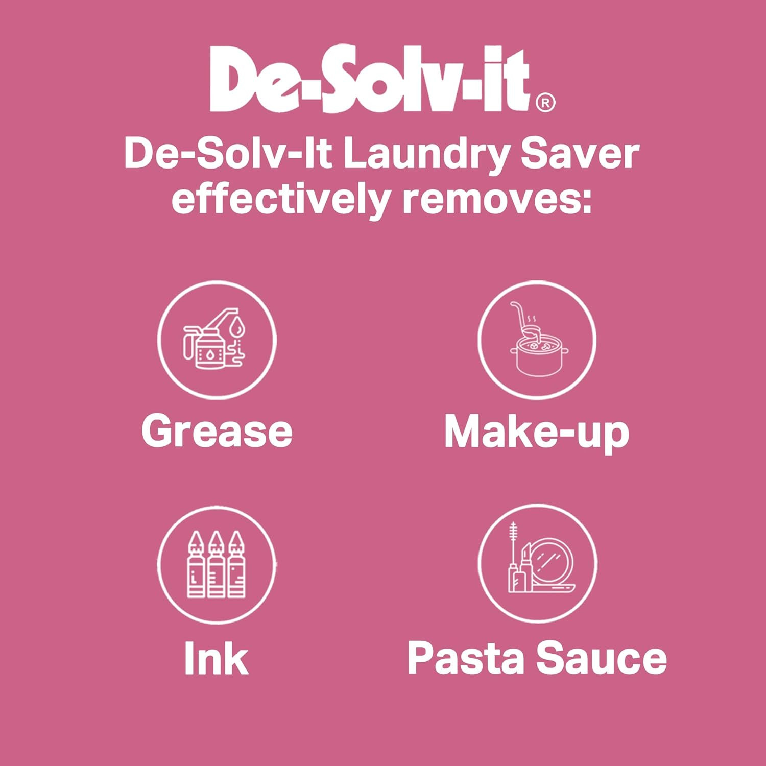 De-Solv-It Orange-Sol Laundry Saver, Instant Stain Remover for Laundry, Hair and