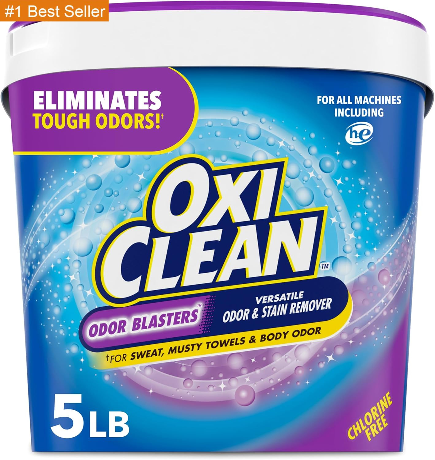 Oxiclean Odor Blasters Versatile Odor and Laundry Stain Remover Powder, 5 Lb