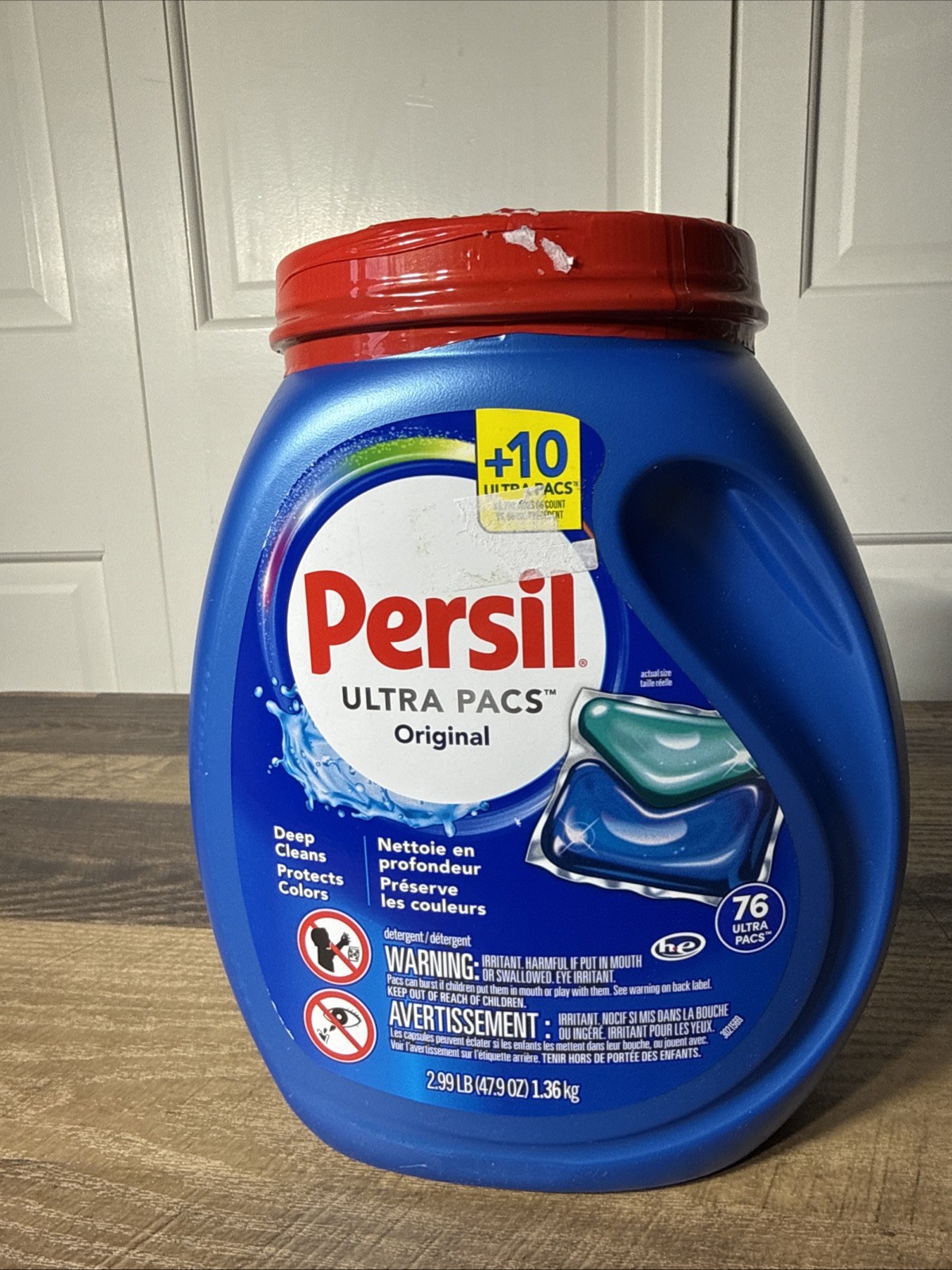 Persil Ultra Pacs Original Laundry Detergent (76-Count) 2.99 LB Deep Clean HE