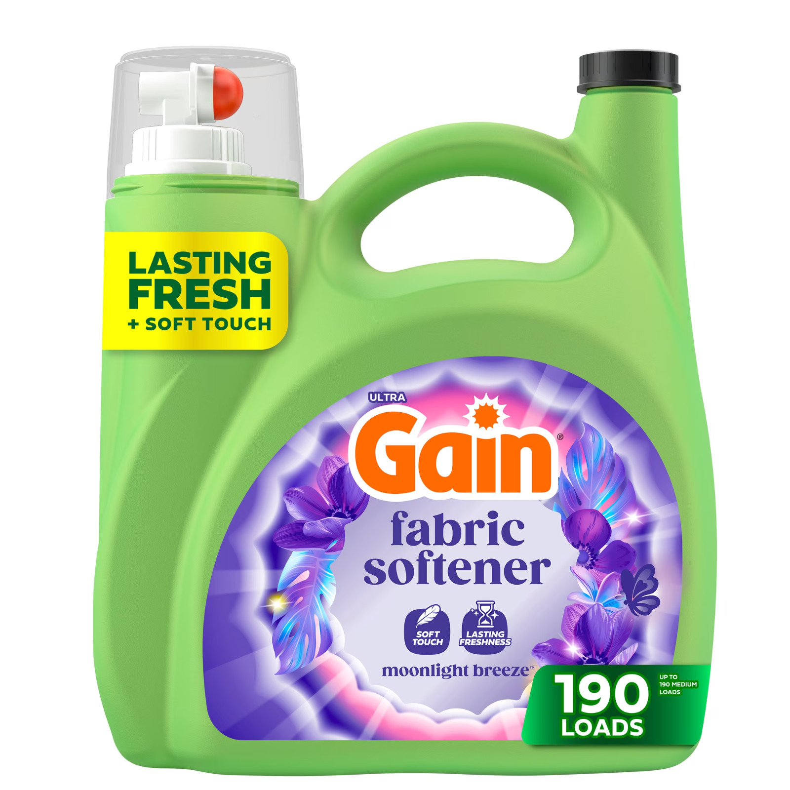 Gain Liquid Laundry Fabric Softener and Conditioner, Moonlight Breeze Scent