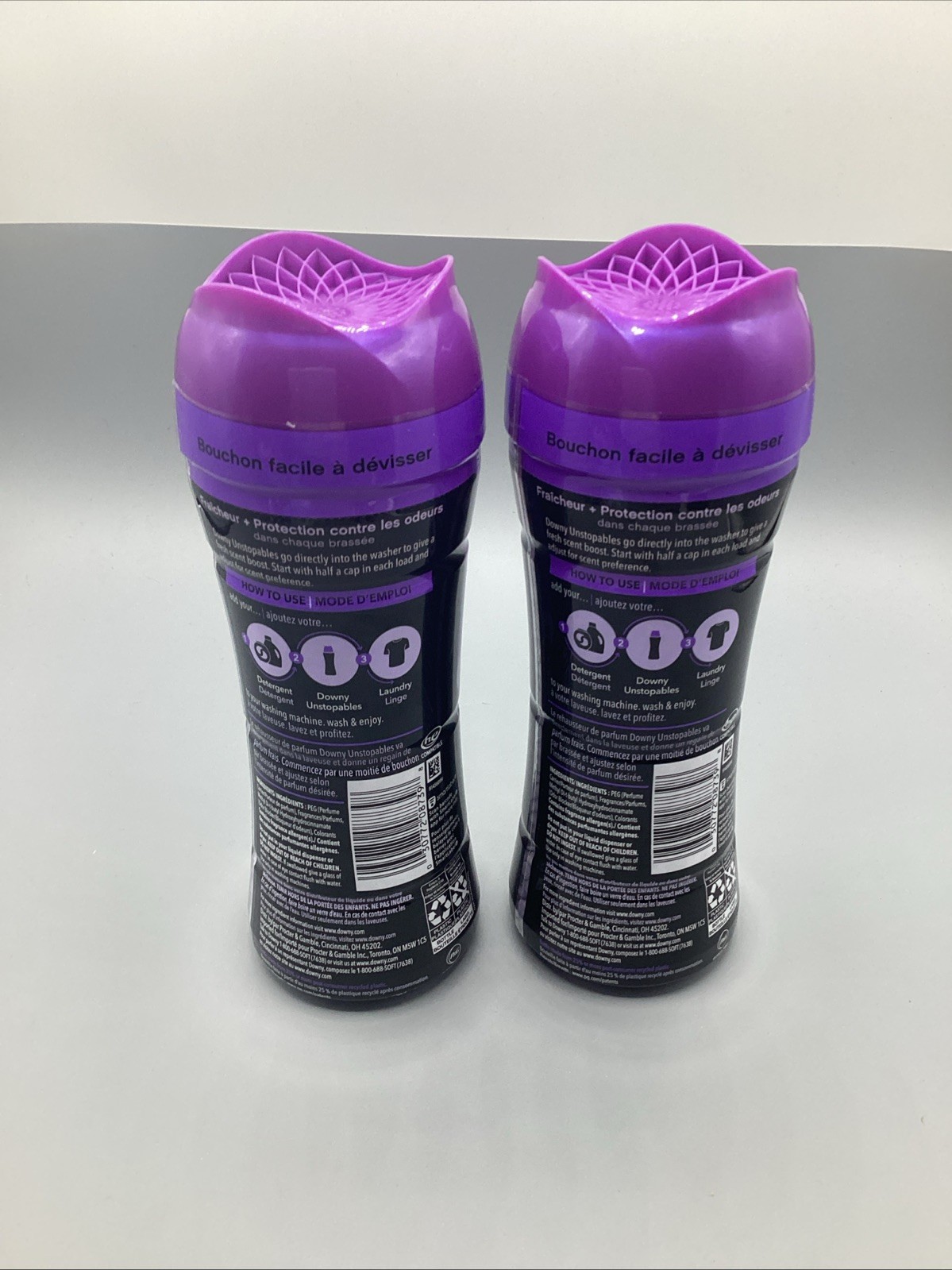 (Lot of 2) Downy UnStopables Lush 7.8oz Scent Boosters Scent Freshness-NEW!!!