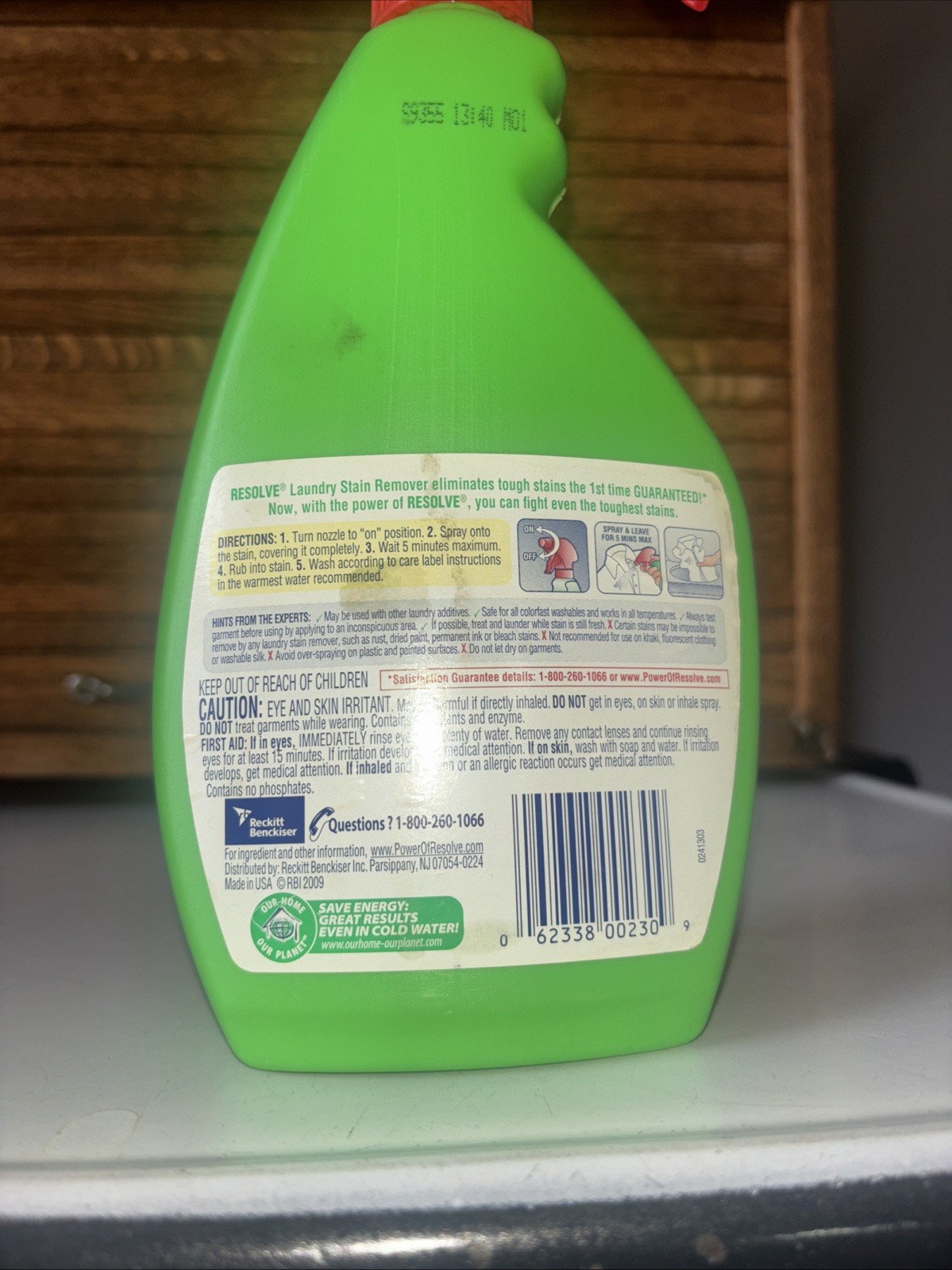 Resolve Formerly Spray N Wash NOS 22 FL. OZ. Laundry Stain Remover