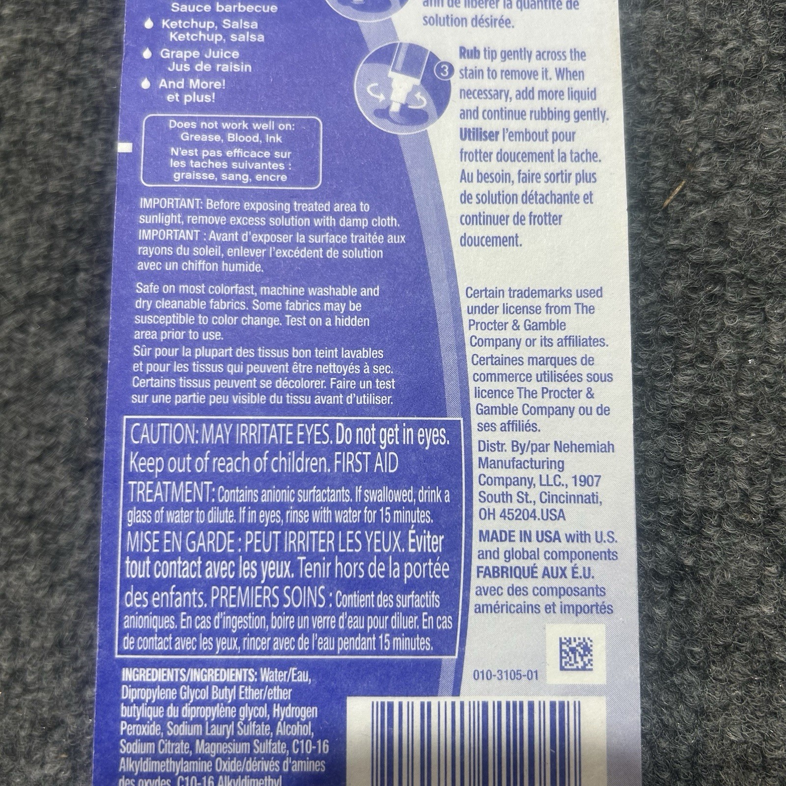 Tide To Go Stain Remover Stick