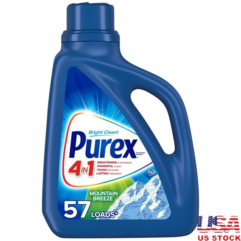 Mountain Breeze Liquid Laundry Detergent 57 Loads Stain Lifting Bright Clean New