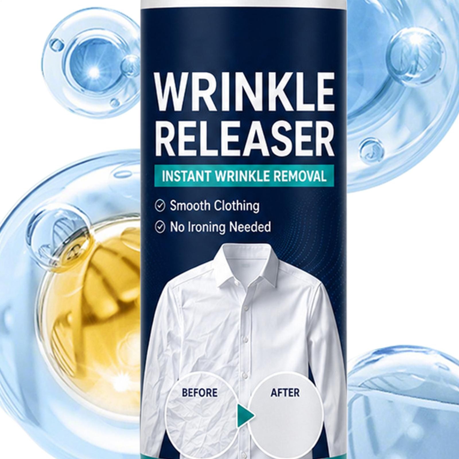 Instant Wrinkle Releaser Spray,Clothes Wrinkle Release Spray,No Iron,Anti Static