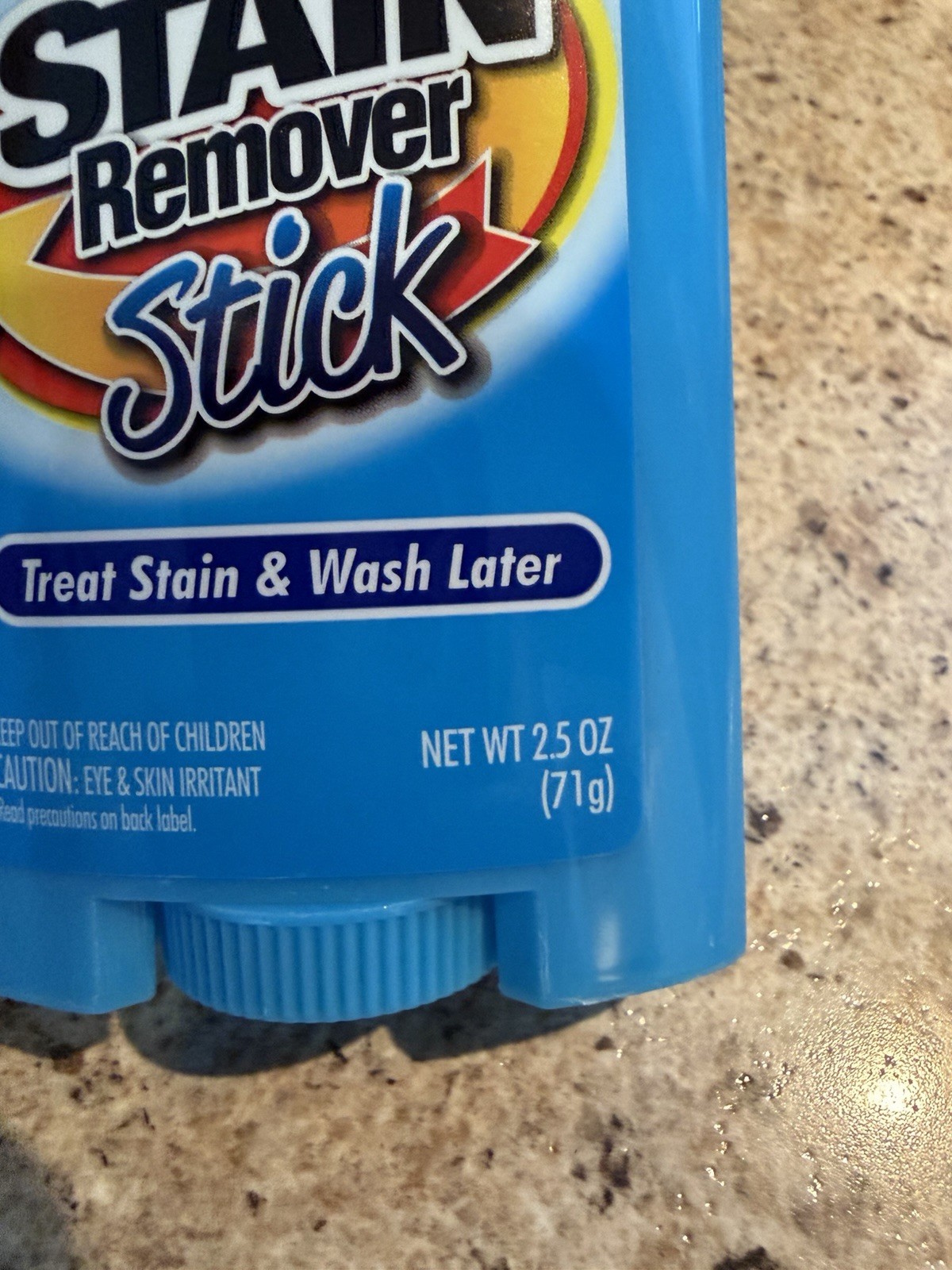 Homebright Stain Remover Stick 2.5 oz Treat Stain Wash Later on The Go