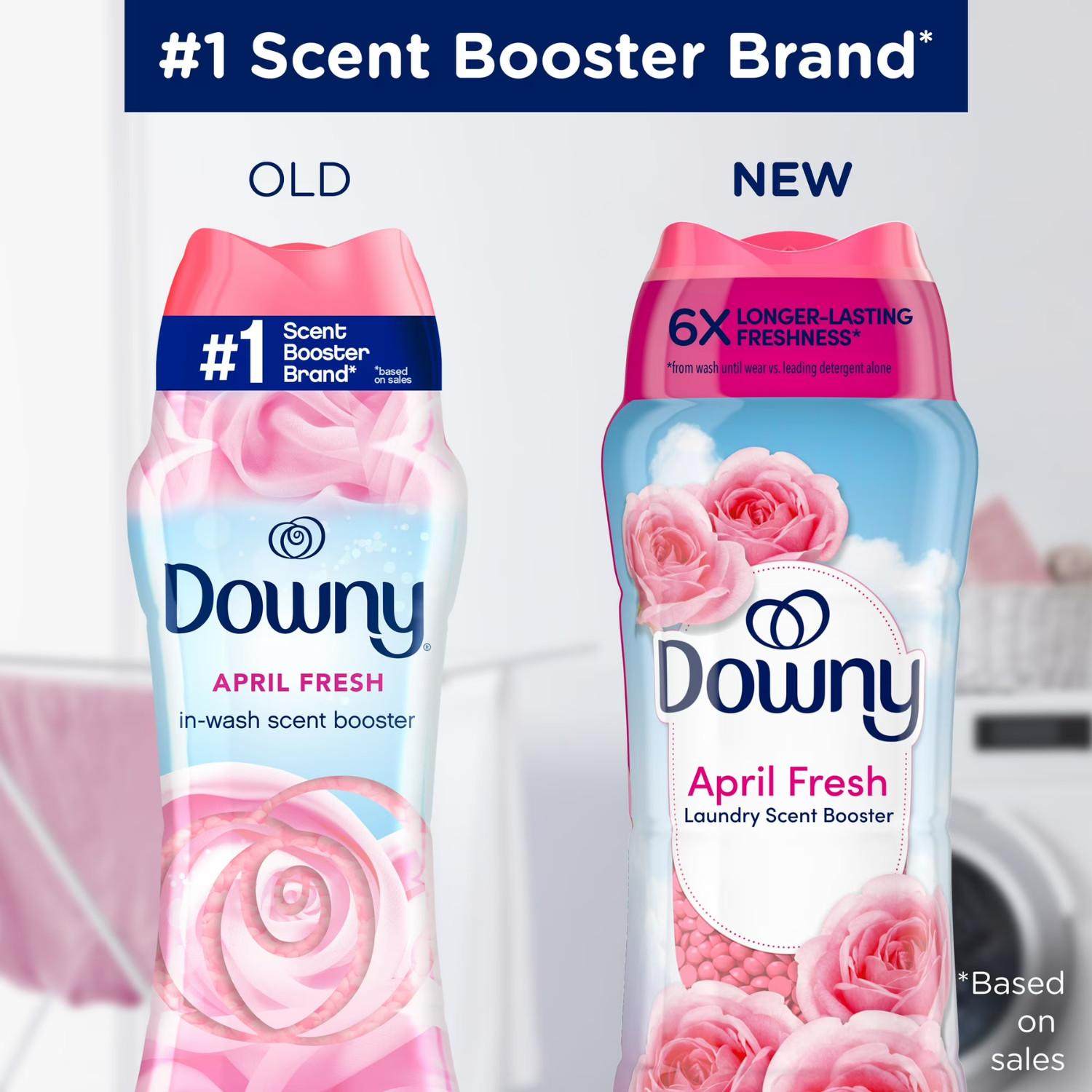 Downy In Wash Scent Booster Beads April Fresh Laundry 30.1 oz Long Lasting
